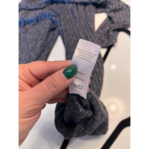 Michael Stars Heather Gray Rex Ribbed Jumpsuit Size XS - Picture 5 of 6